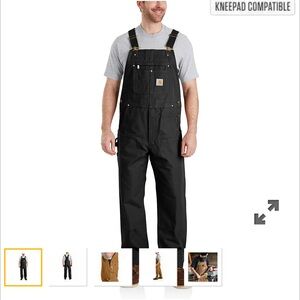 Carhartt Men’s Black Overalls